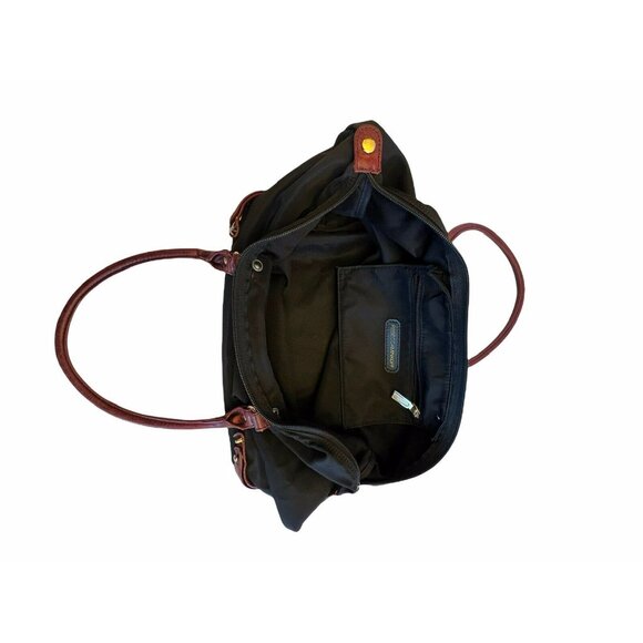 Rebecca Minkoff Black And Red Nylon/Leather Shoulder Bag - Picture 3 of 11